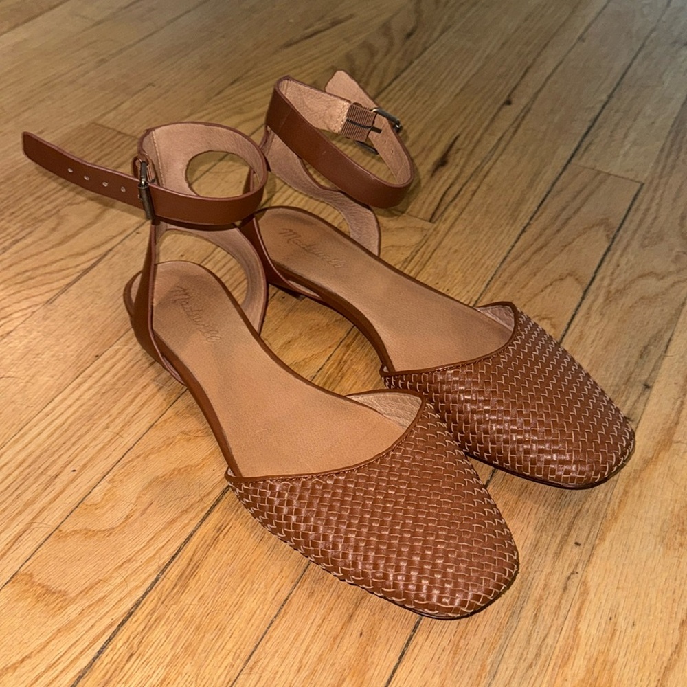 Madewell Ankle Strap Flats